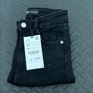 Never worn tags still on Zara waisted black jeans